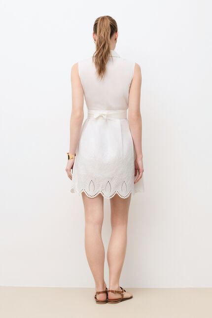 Robe Romia blanc femme
