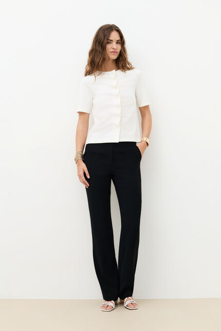 T-shirt Tlena ecru femme