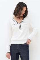 Mcharlotte sweater ecru woman