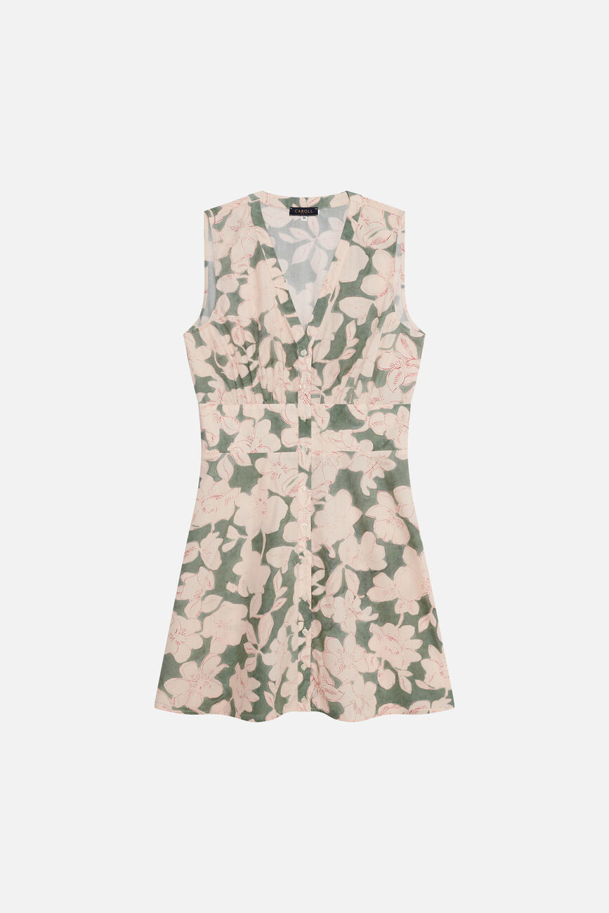 Robe Roana vert femme
