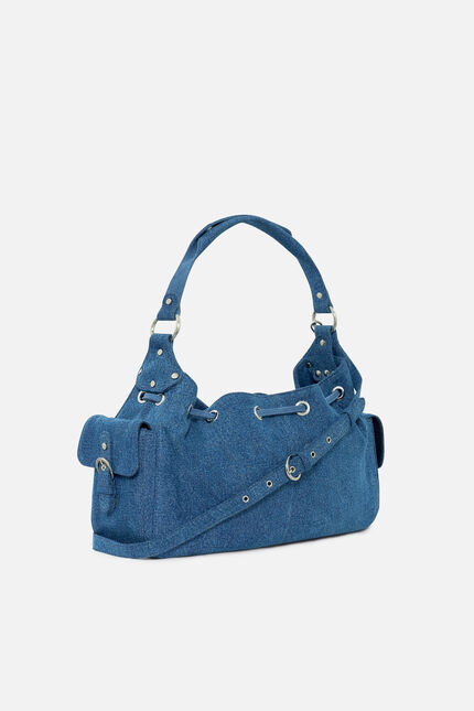 Sac Victoria denim stone femme