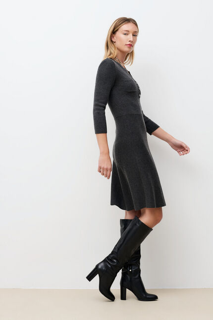 Robe Rmarisol gris femme