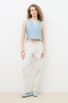 Trousers Polairo cream woman