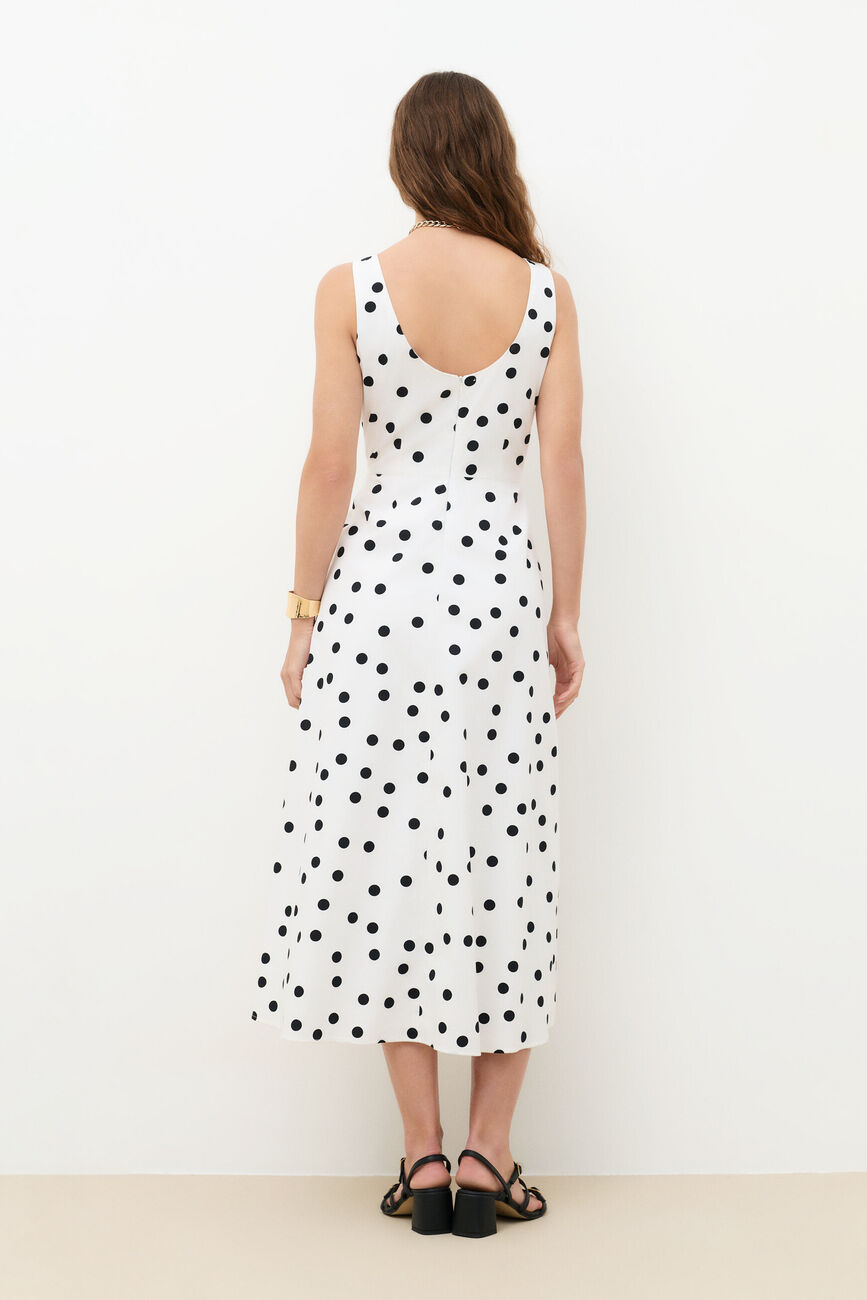 Vestido Romantique marfim mulher