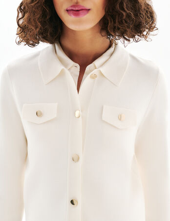 Giacca Mflo ecru donna