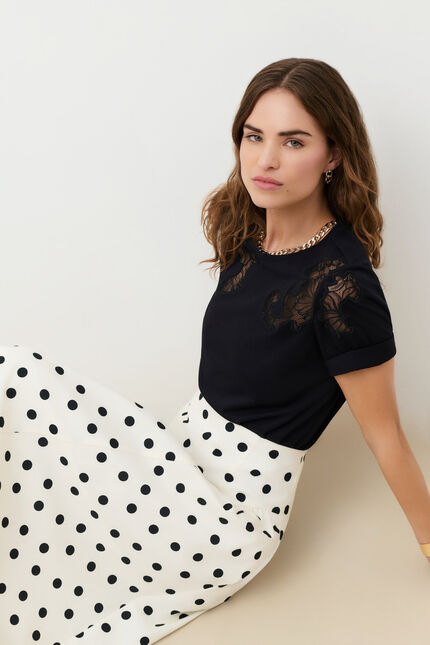 T-shirt Tdalila noir femme
