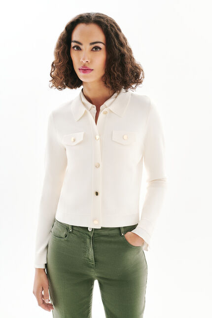 Veste Mflo ecru femme