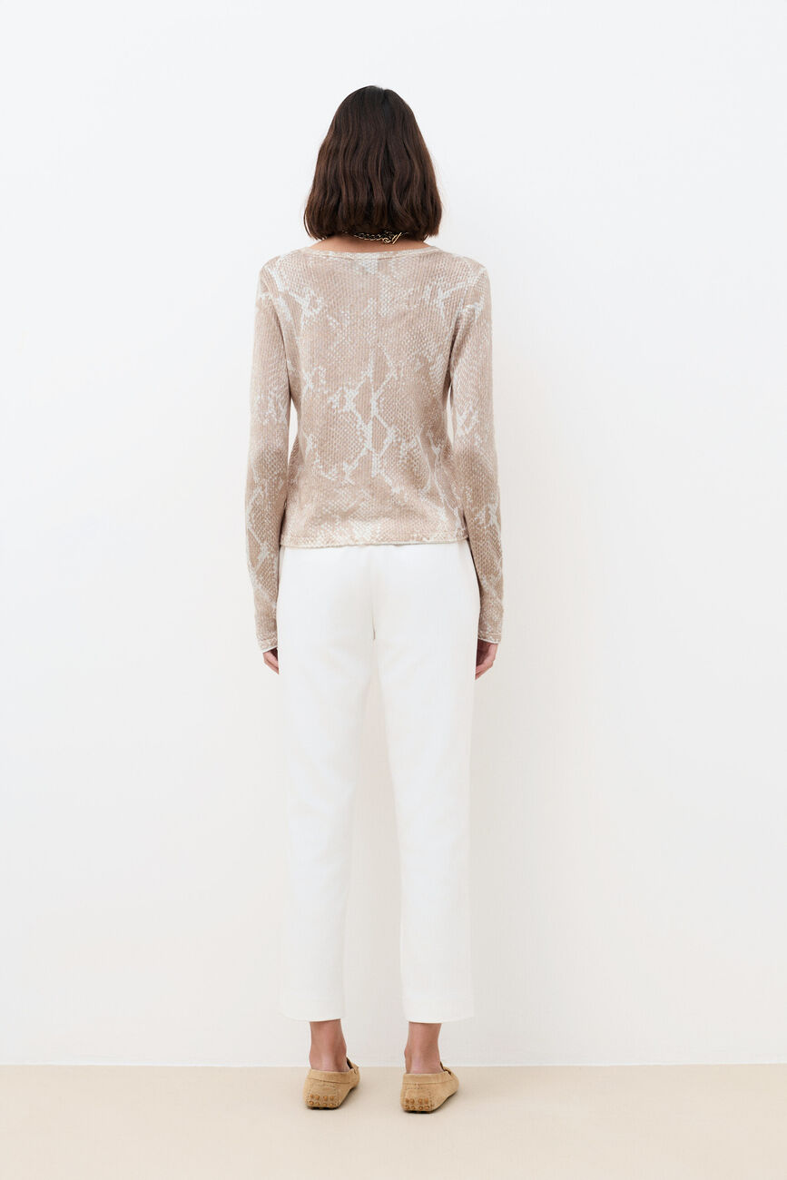 Cardigan Mstacy beige woman