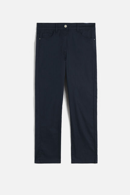 pantacourt mason bleu marine femme