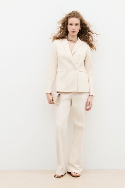Veste Vmaina Rayee creme femme