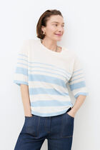 T-shirt Tnavire sky blue woman