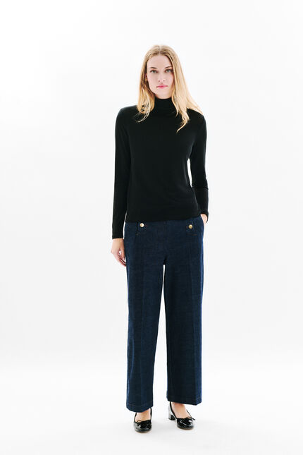 T-shirt Tlili nero donna