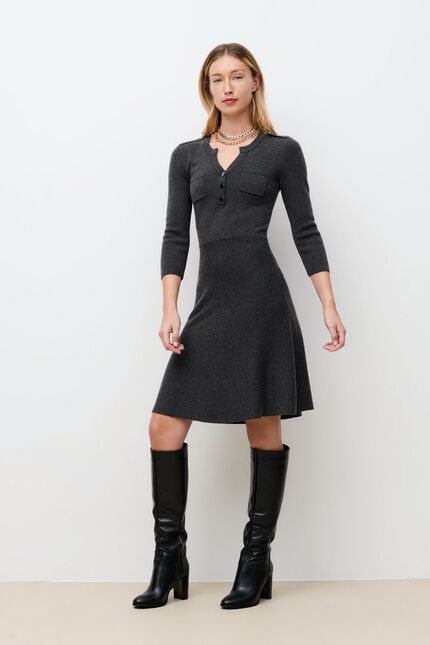 Robe Rmarisol gris femme