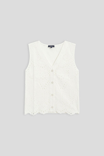 T-shirt Tjonathan ecru femme
