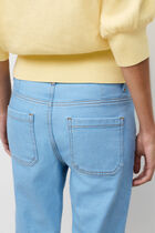 Trousers Pmalleydenim sky blue woman