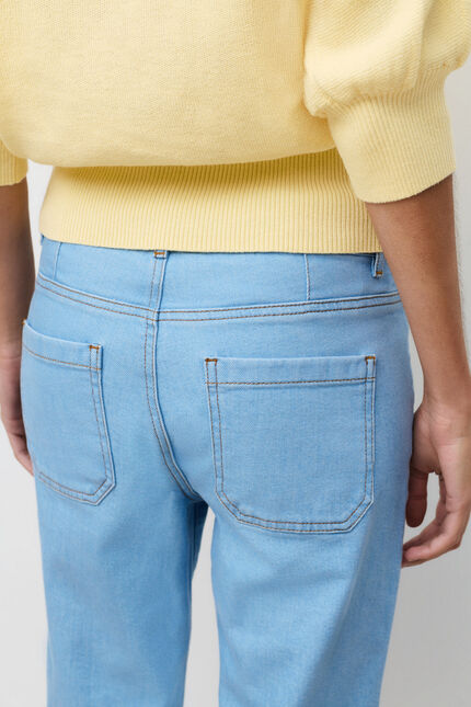 Pantalon Pmalleydenim bleu ciel femme