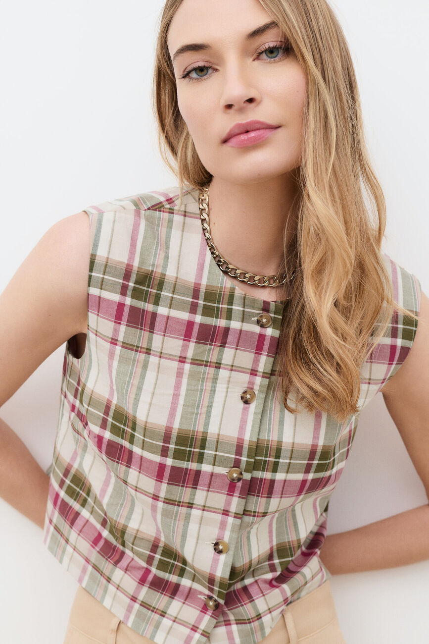 Camicia Cnoemie verde cachi donna