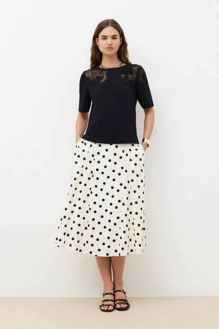 T-shirt Tdalila noir femme