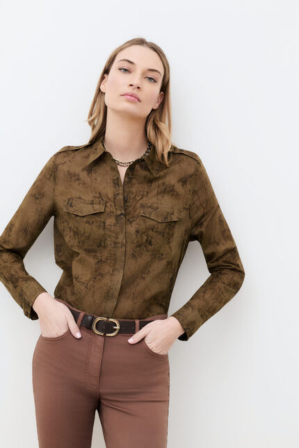 Chemise Calyope marron femme
