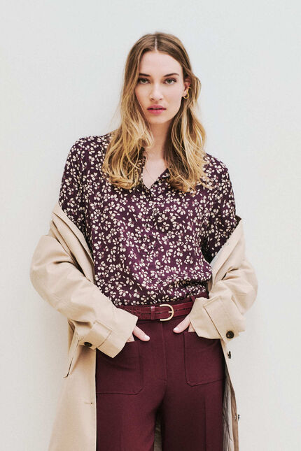 Charme shirt plum woman