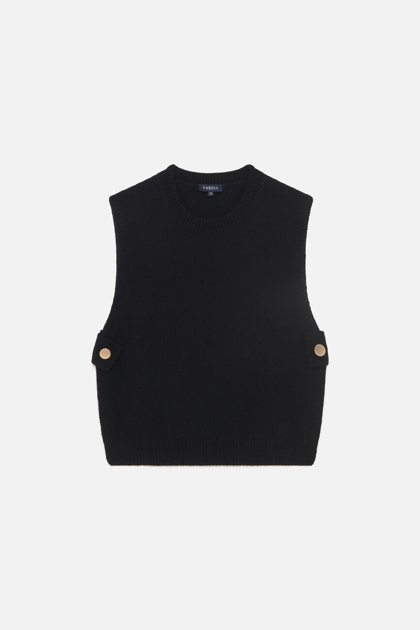 poncho hevy nero donna