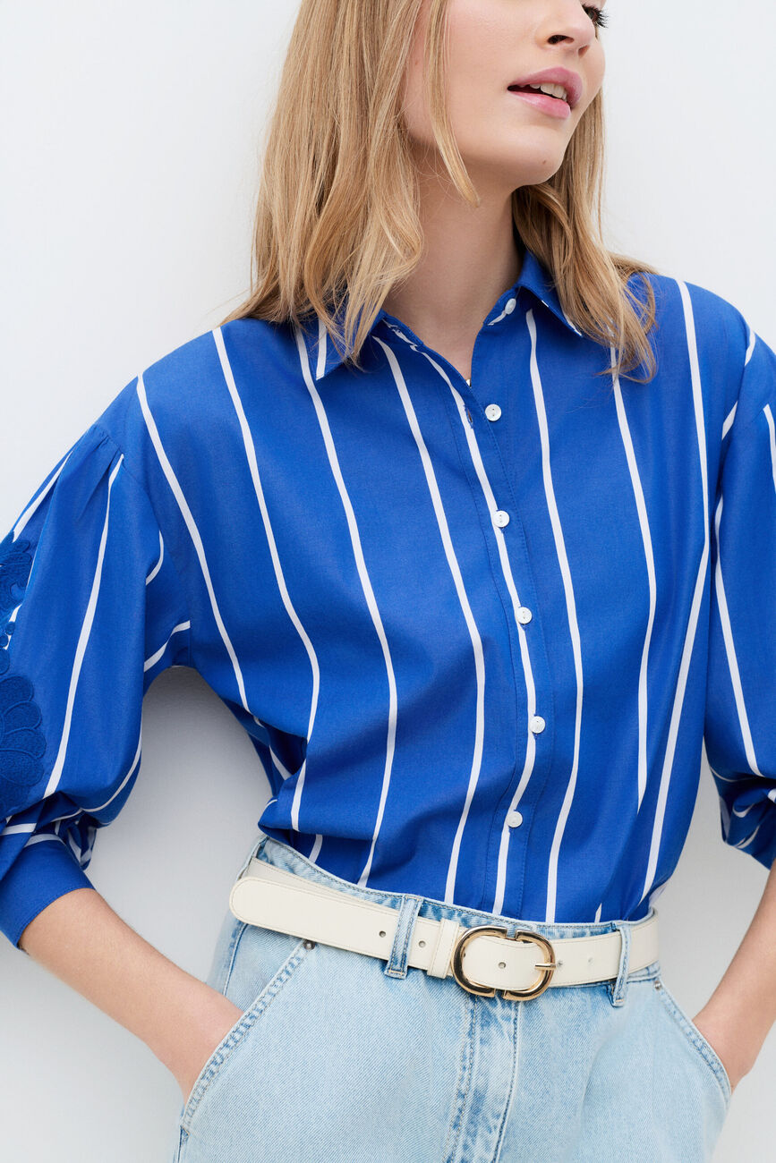 Camicia Cmona elektroblau donna