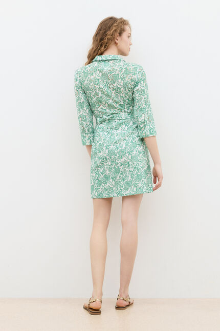 Robe Rlaurane vert femme