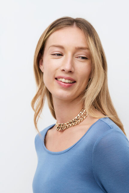 T-shirt Tolivia bleu lavande femme