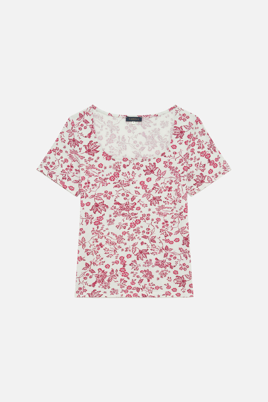 T-shirt Tvania1 ecru vrouw