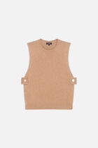hevy poncho camel woman