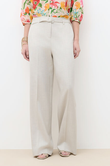 Pantalon Palmeraie Lurex sable femme