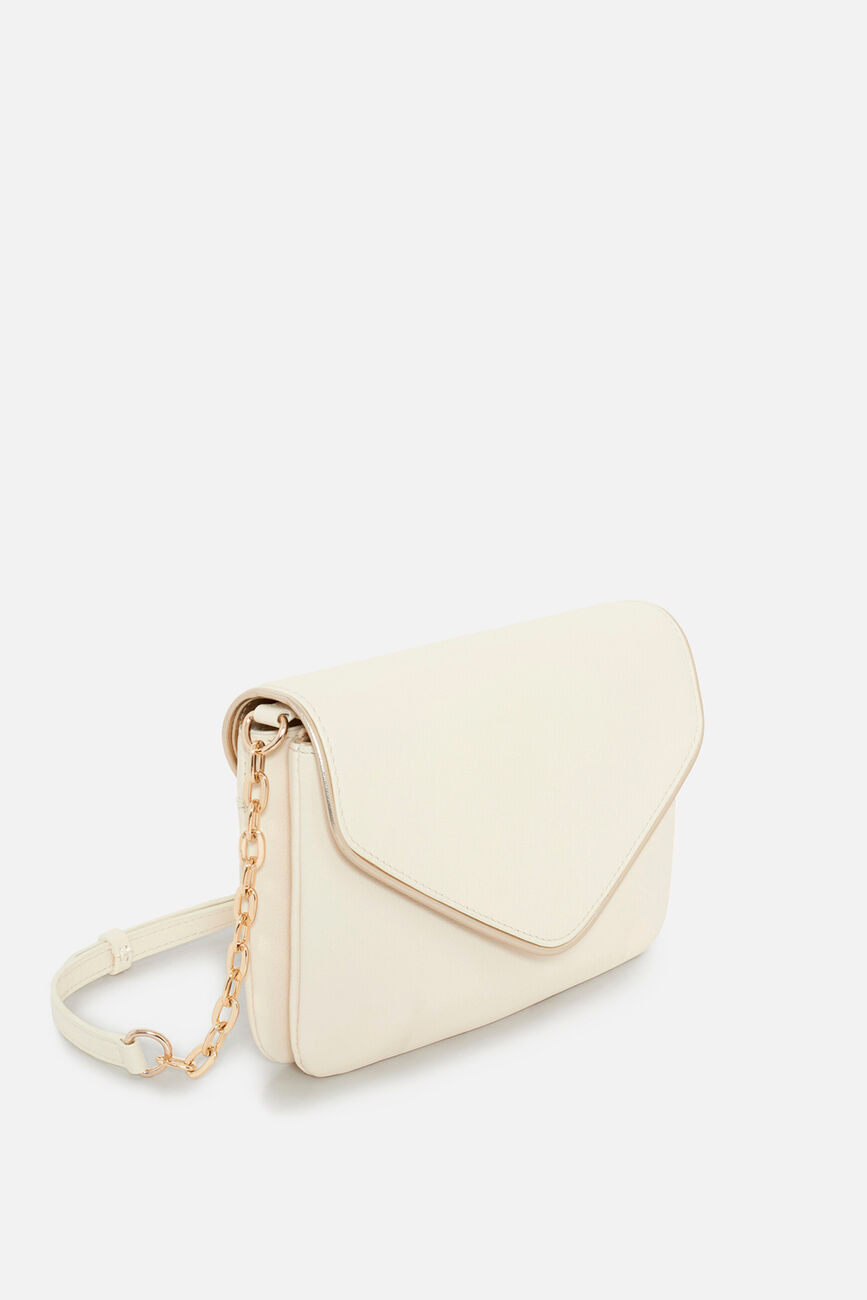 Saco Soline em couro natural cru mulher