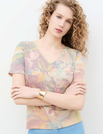 T-shirt Tmolly rose framboise femme