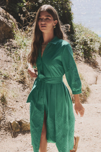 Robe Romy vert femme