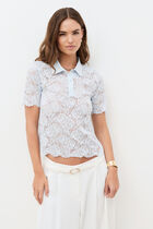 T-shirt Tfiesta sky blue woman