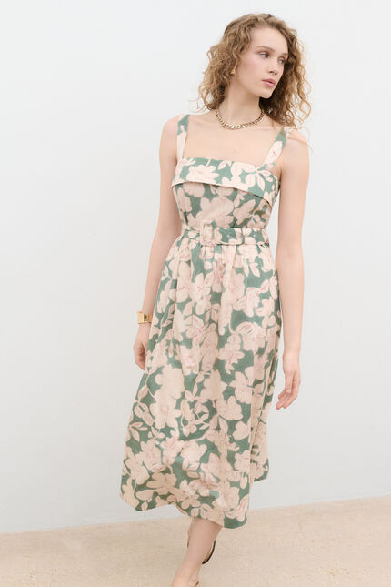 Robe Rlydia vert femme