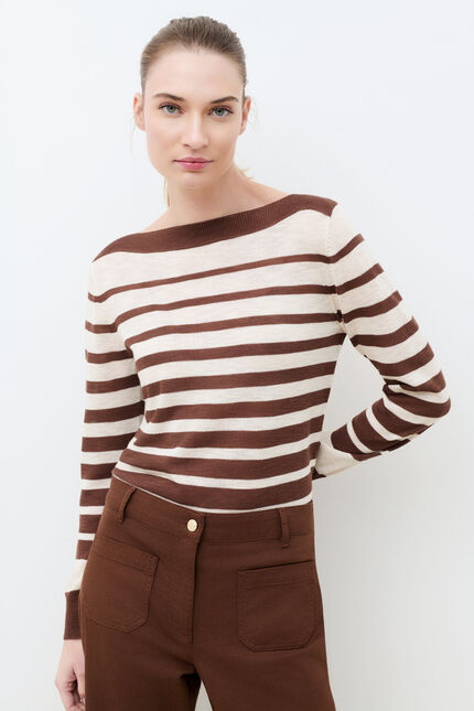 Mwallis sweater brown woman