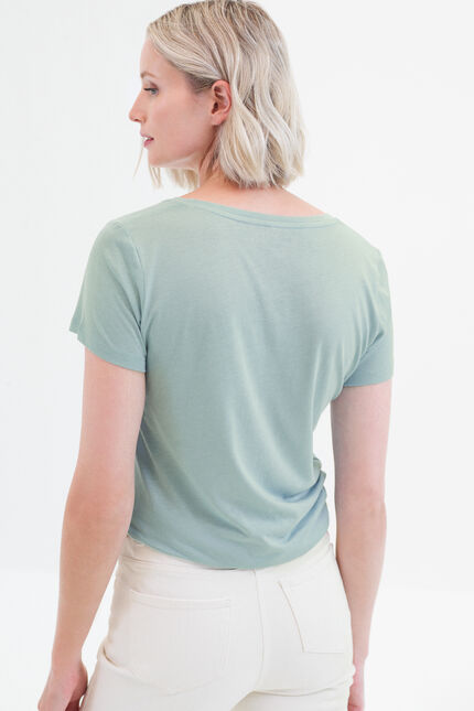 t-shirt nessa vert clair femme