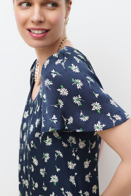 Robe Rufina bleu marine femme