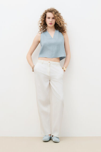 Chemise Cristal bleu clair femme
