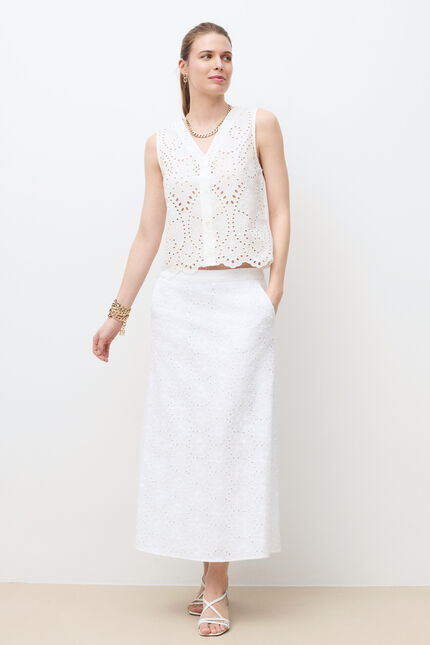 Jupe Jdiana blanc femme