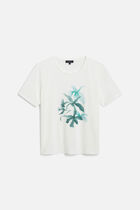 T-shirt Tim-Orchide blue-grey woman