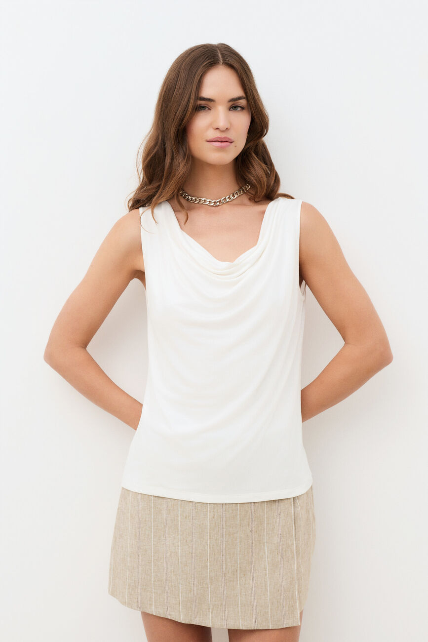 T-shirt Tbena ecru femme
