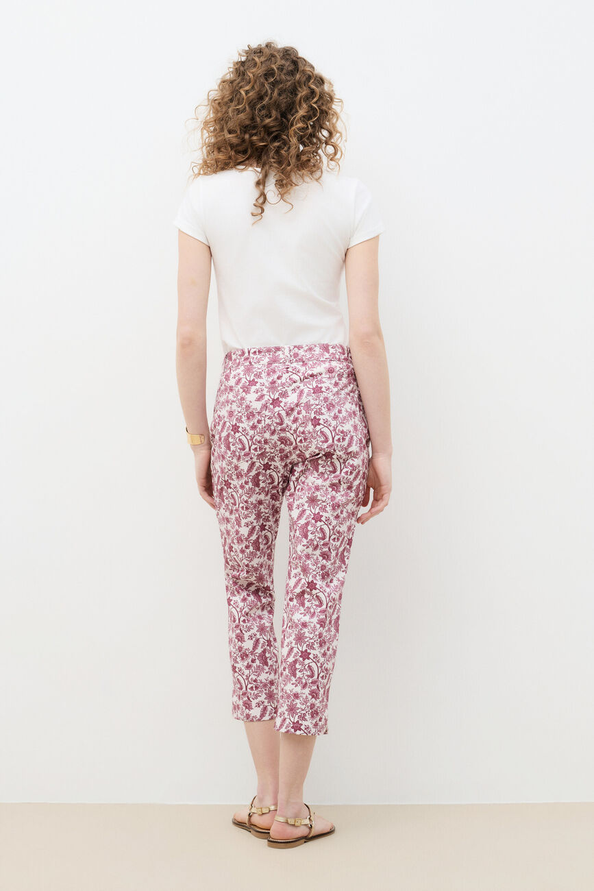 Pantal&oacute;n Pasonataprint rosa frambuesa mujer