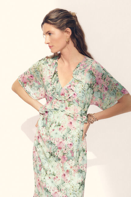 Robe Rcamille vert clair femme