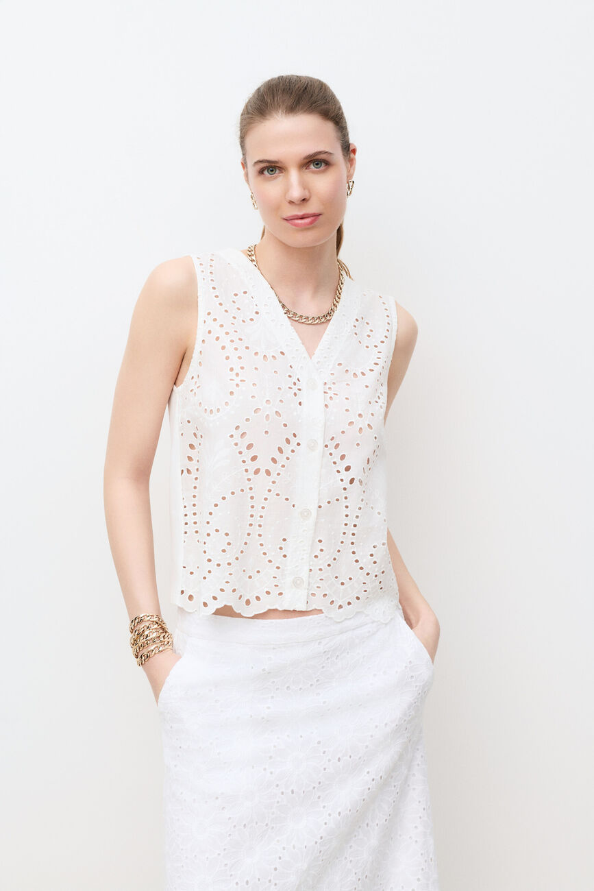 Camiseta Tjonathan crudo mujer