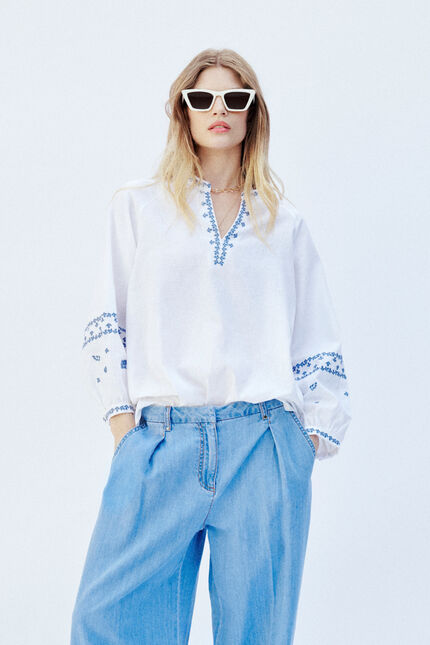 Chemise Cosie blanc femme