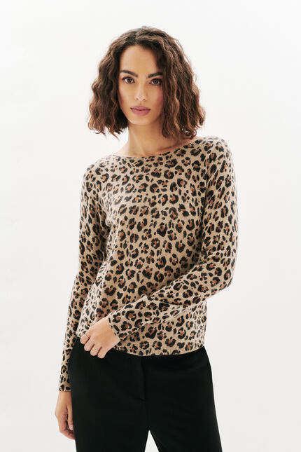 Pull Mzoelo 100% cachemire gris clair femme
