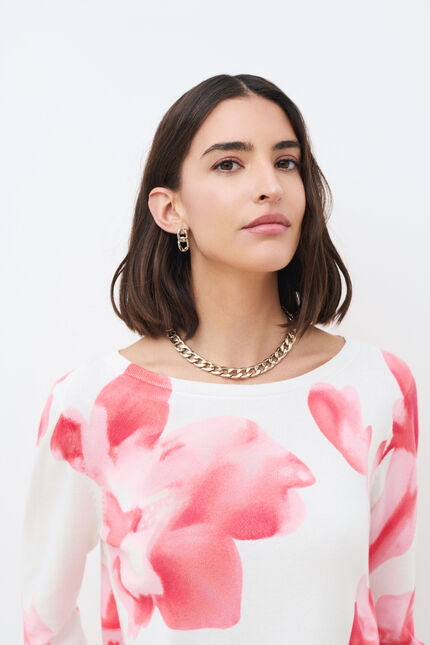 Mluke2 sweater pink woman