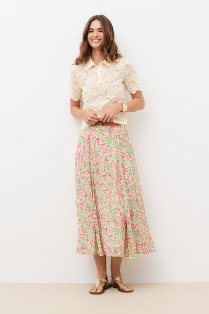 Jupe Jacinthe vert pomme femme
